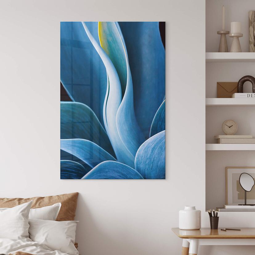 Tableau sur verre acrylique Wechsler - Plantes d'agave