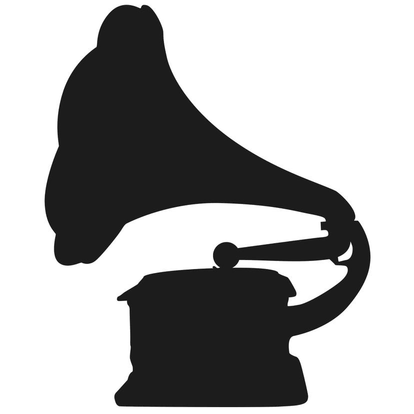Sticker mural - Gramophone