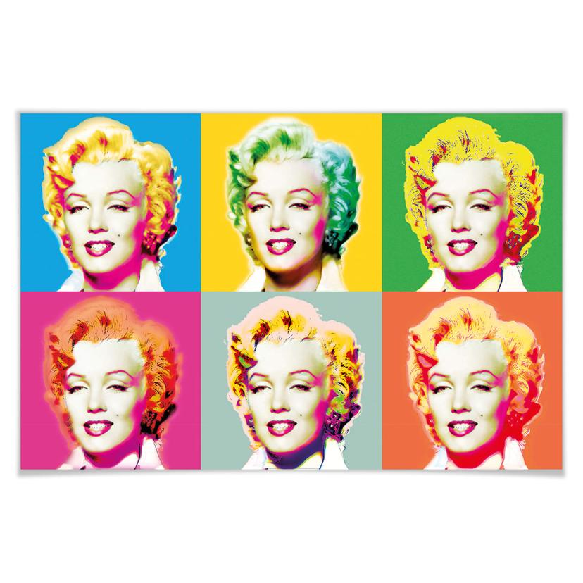 Giant Art® XXL-Poster Visions Marilyn - 175x115 cm