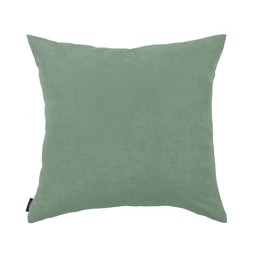 Uni Kissenhülle in granit grün in 50x50 cm