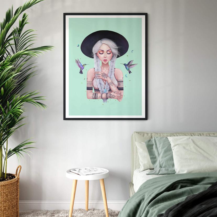 Poster Korenkova - Boho Girl 2