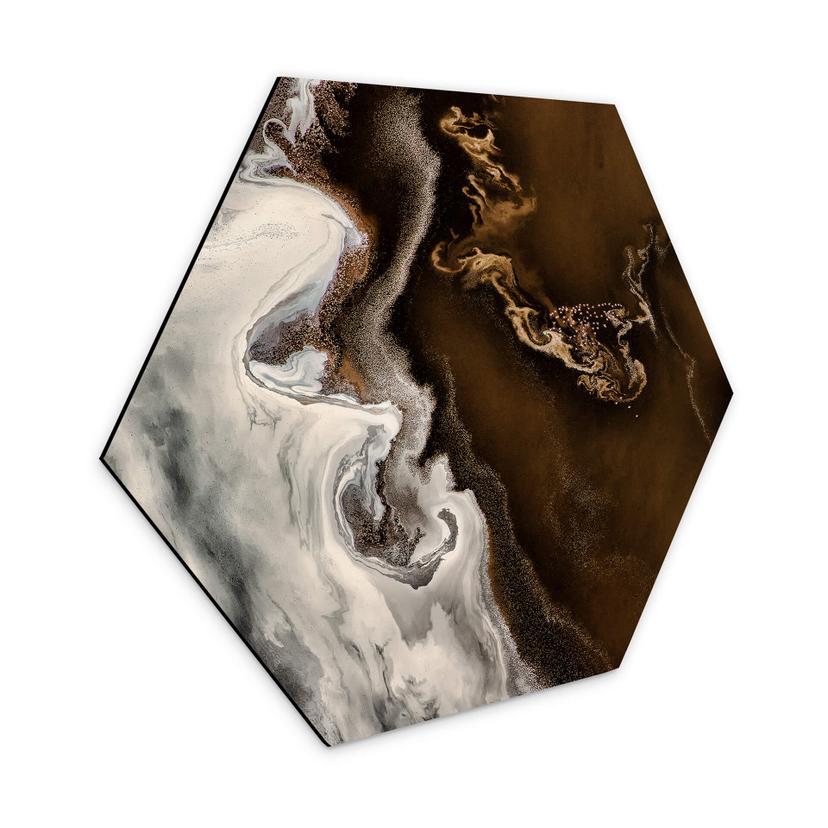 Hexagone - Tableau sur alu-Dibond Chang - Fusion