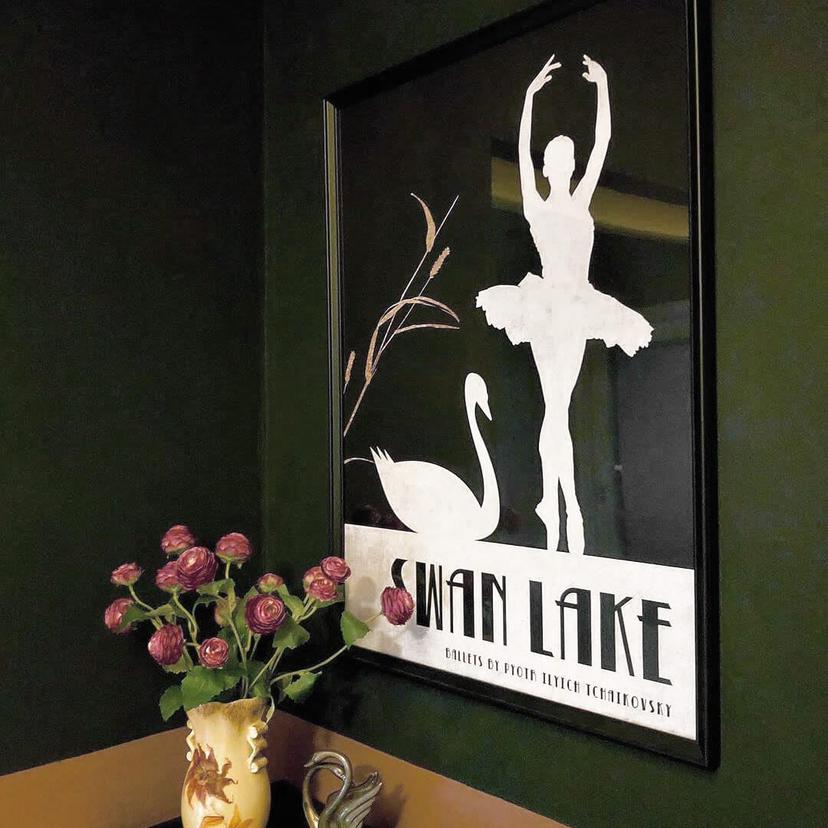 Affiche Kubistika - Le lac des cygnes - Swan Lake
