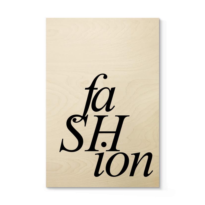 Tableau en bois Fashion 01