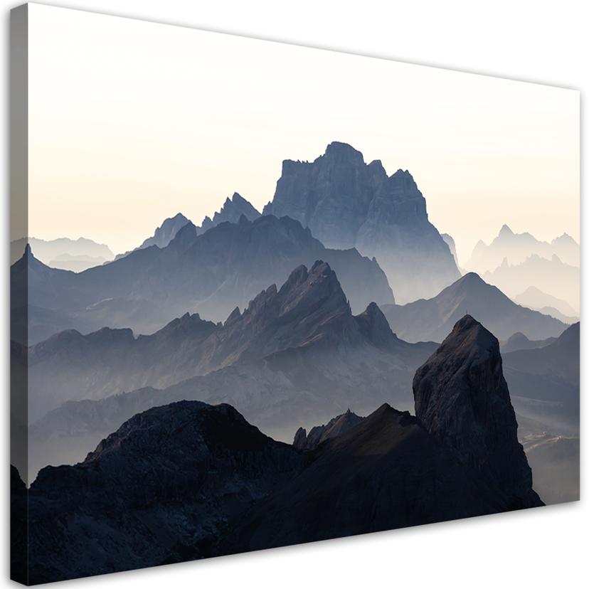 Canvasbillede, bjerglandskab natur