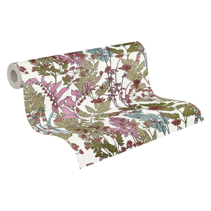 Architects Paper Floral Impression - Papier peint intissé fleuris, multicolore