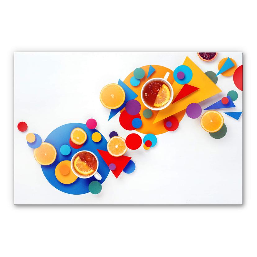 Akrylbillede Belenko - Suprematic Tea Party
