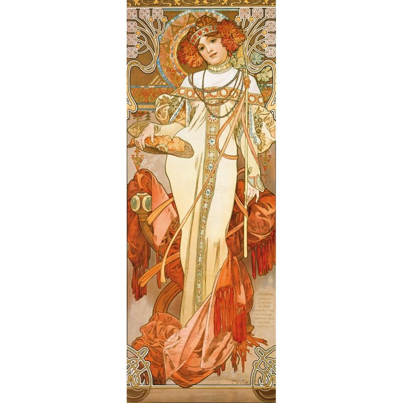 Fotomurale Mucha Le stagioni: Autunno - 96x260 cm