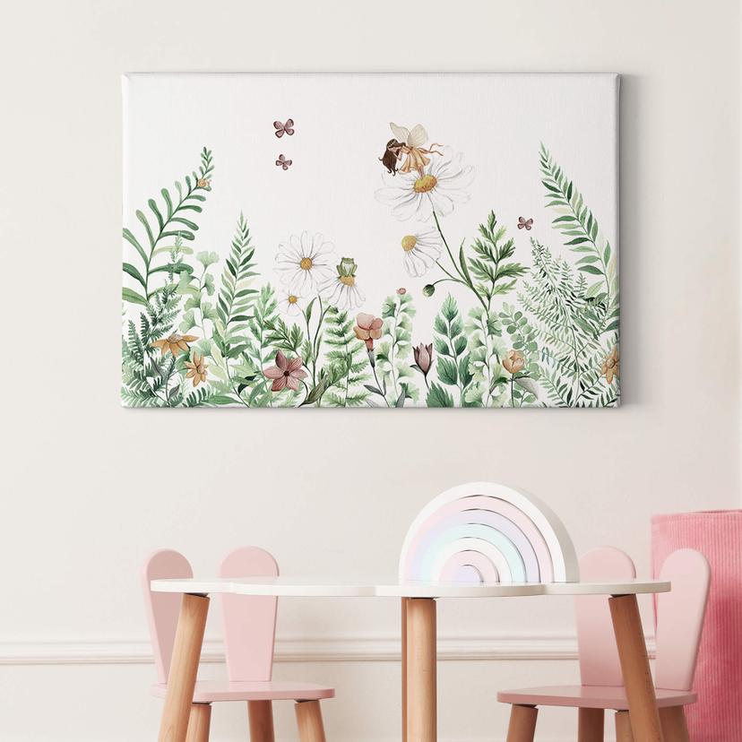 Stampa su tela Kikki Belle - Giardino delle fate