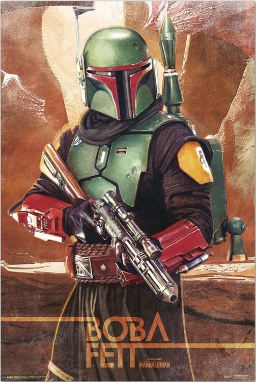 Poster, film poster Star Wars: The Mandalorian - Boba Fett 61x91,5 cm