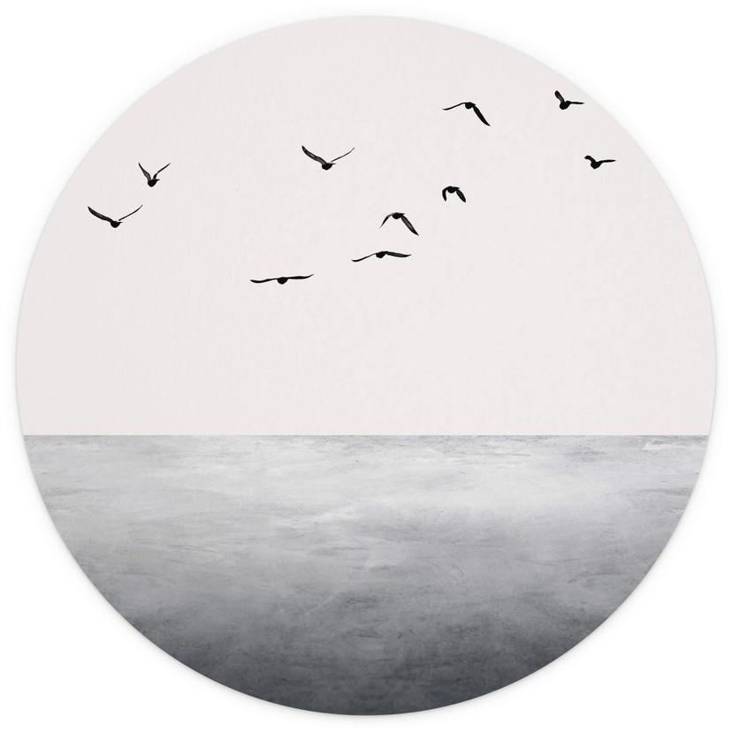 Papier peint photo rond Kubistika - La haute mer - papier peint intissé/papier peint intissé autocol