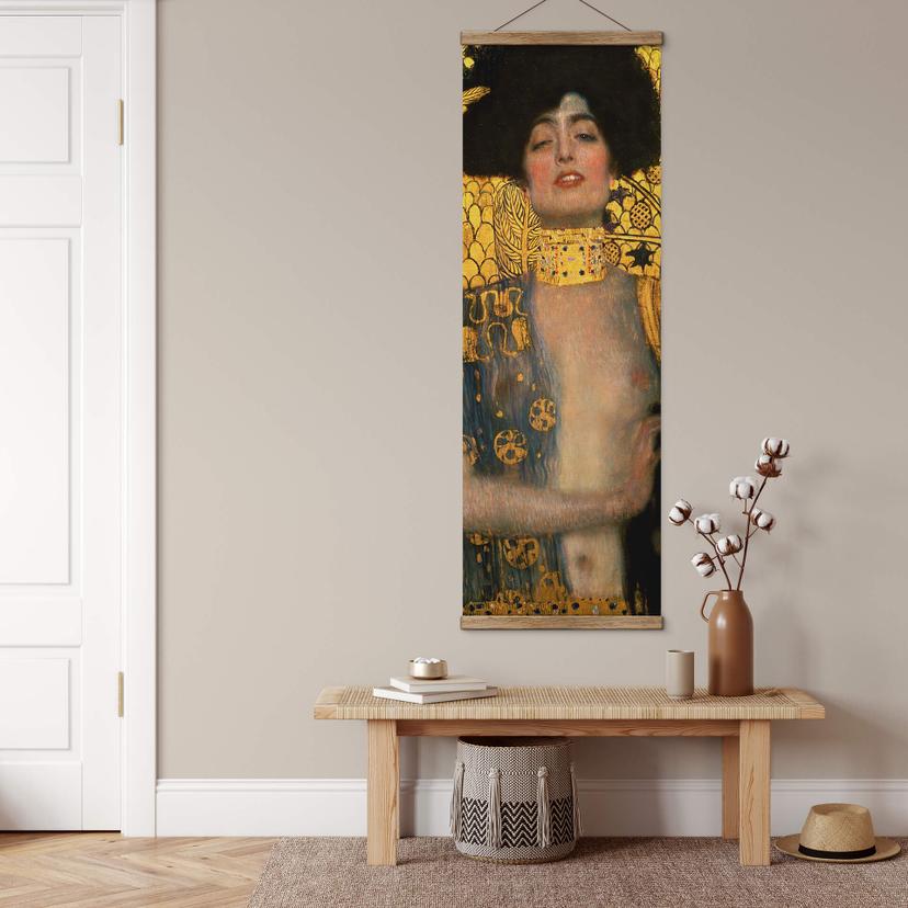 Stampe su tessuto Klimt - Giuditta con la testa di Oloferne - Panorama