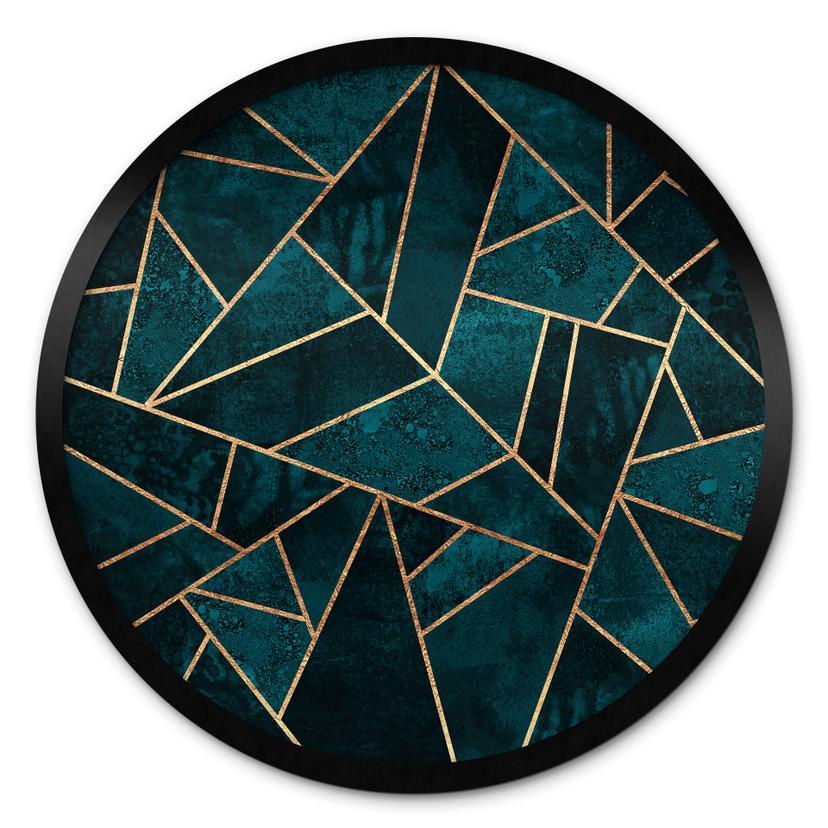 Plakat Fredriksson - Blue Green Emeralds