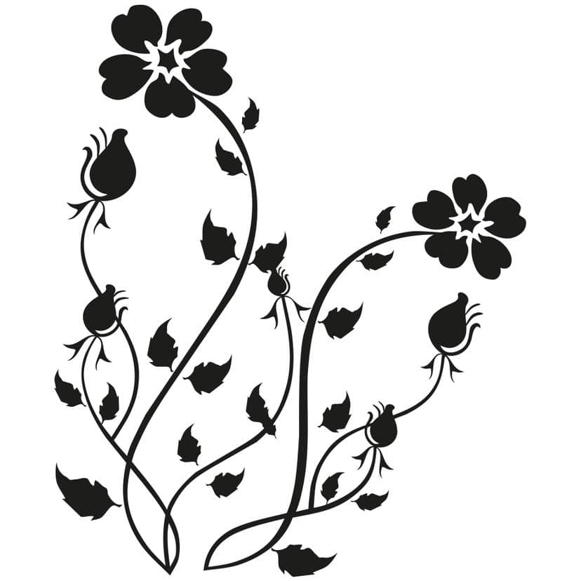 Adesivo murale - Flora famosa