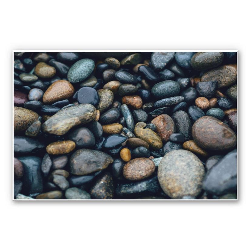 Wandbild - Steinstrand 02