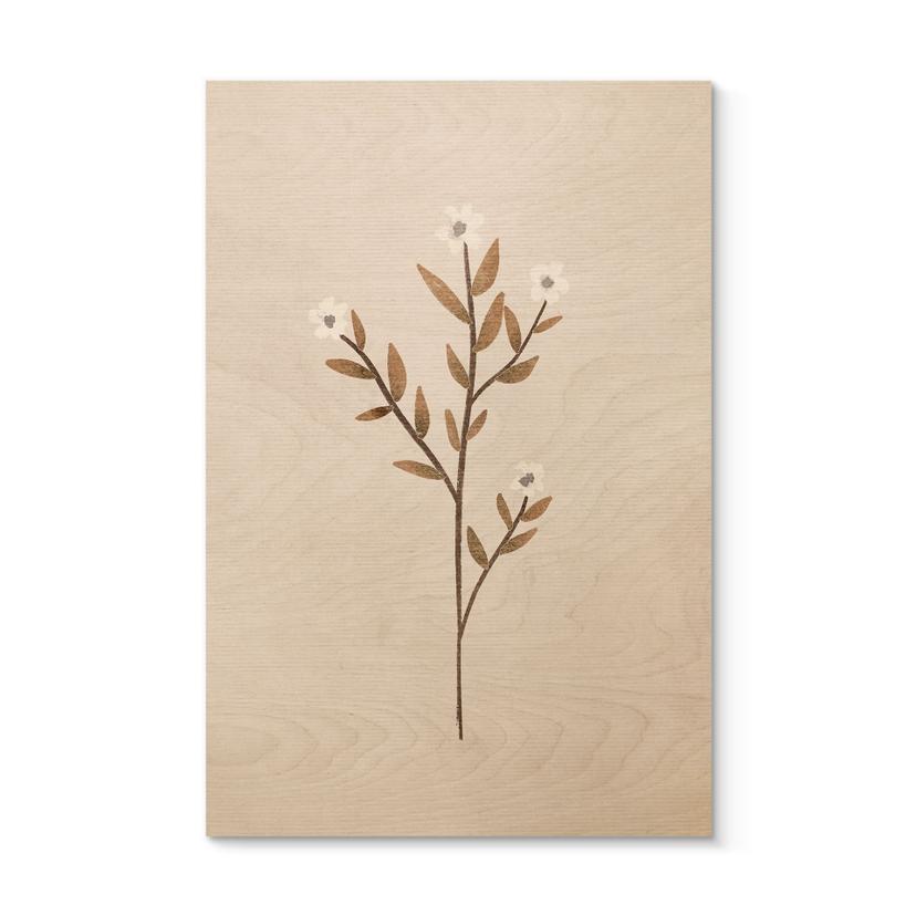 Billede af træ blomster illustration - Forget-me-not - Goed Blauw