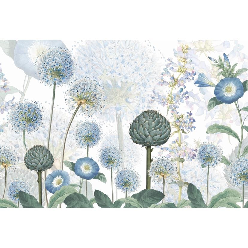 Papier peint photo Sir Edward - Prairie sauvage en bleu