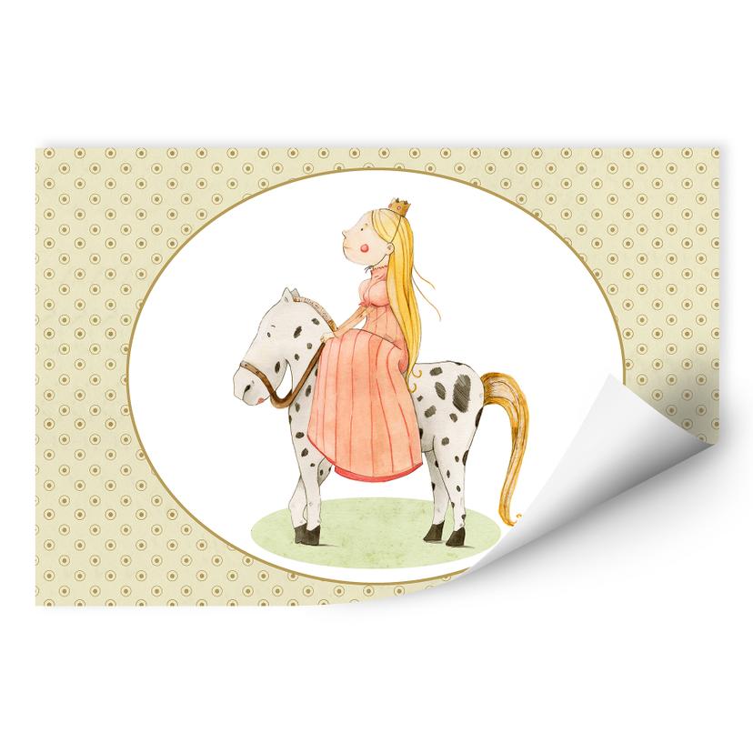 Zelfklevende Poster - Loske - Prinses