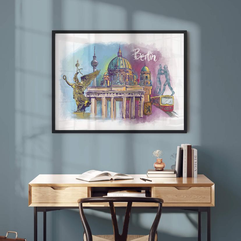 Póster Berlín - Love your City