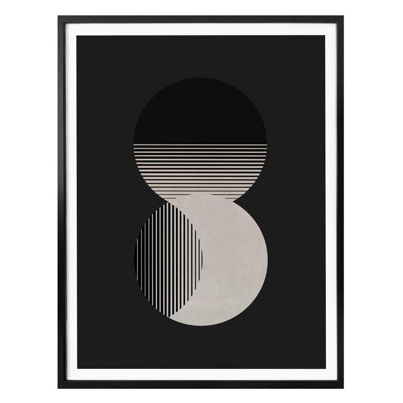 Plakat Orara Studio - Måne og sol