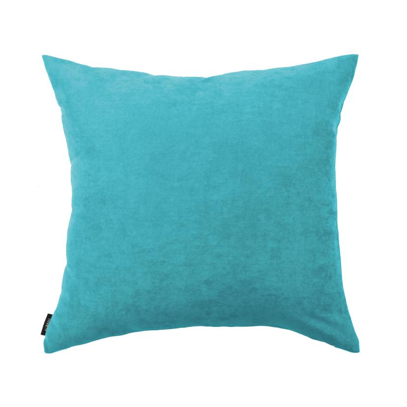 Uni Kissenhülle in petrol in 50x50 cm