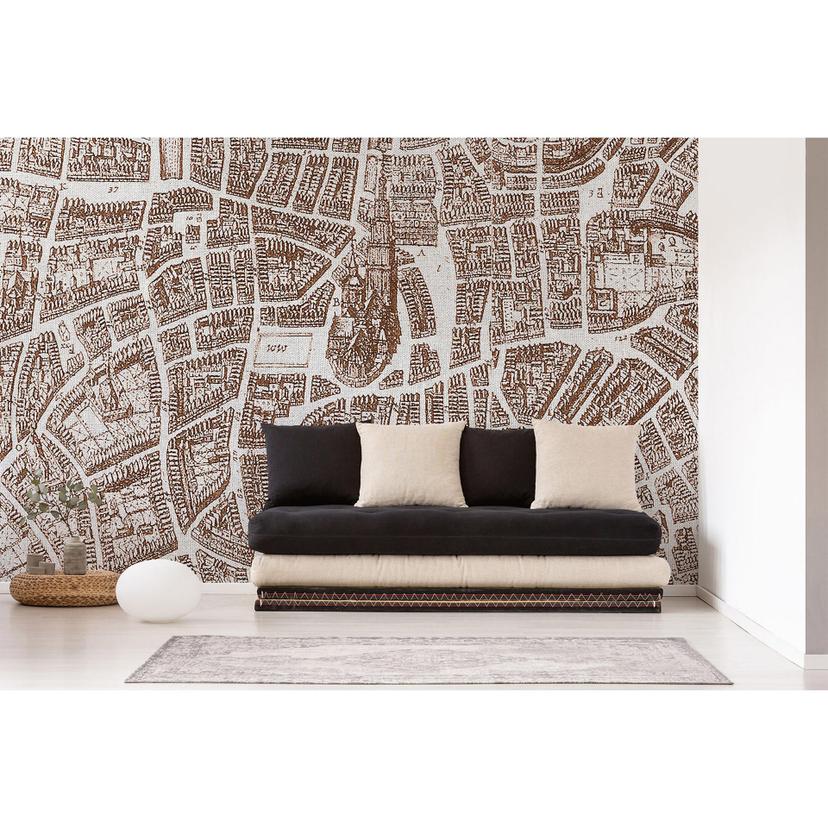 Architects Paper Papier peint photo Atelier 47 Ancient City blanc,cuivre
