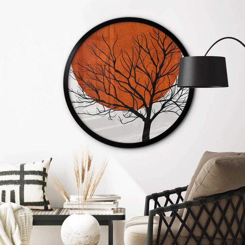 Poster Kubistia - Warm Sunset