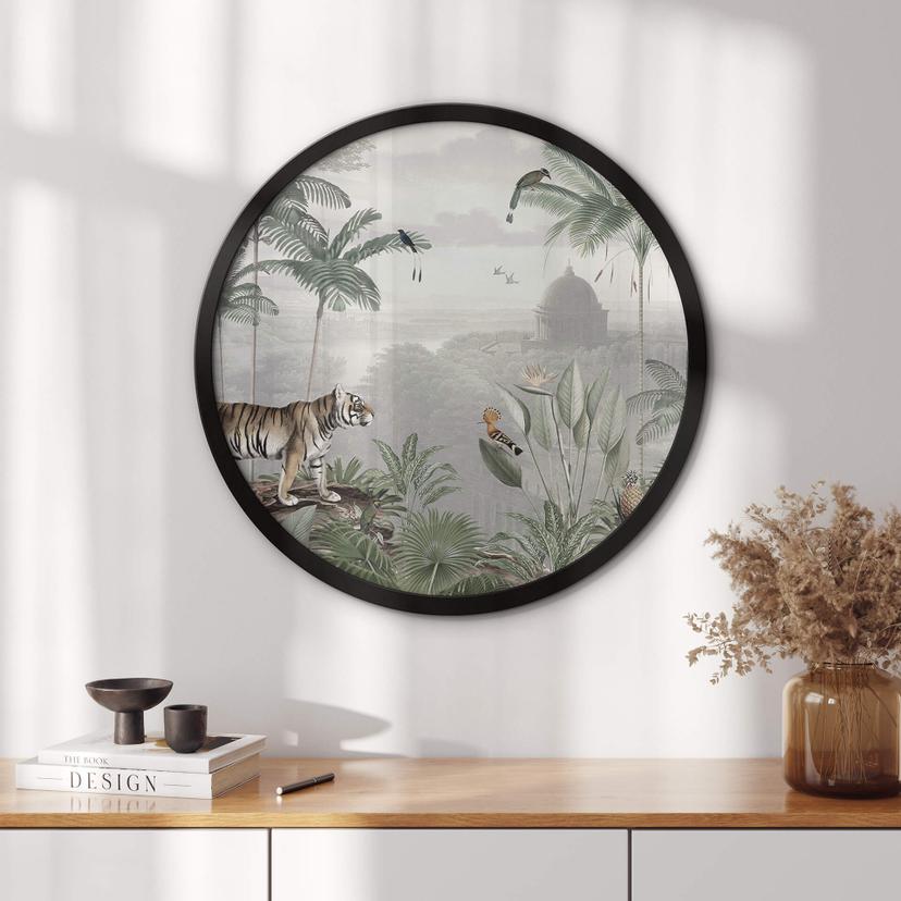Poster Sir Edward - Tiger i tropikerna - Rund