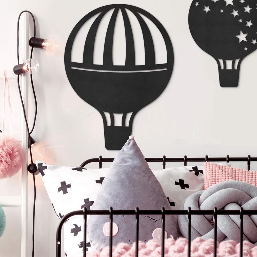 MDF - Décoration en bois - Montgolfière