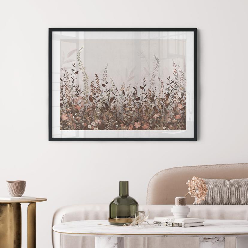 Poster Prato di fiori vintage - Lane