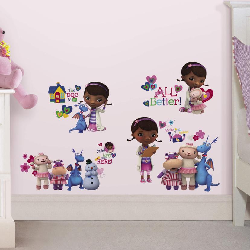 Muursticker set Disney Doc McStuffins & Friends