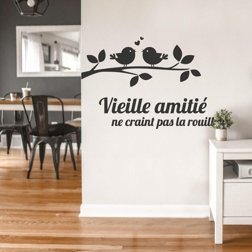Muursticker Vieille amitié ne craint pas la rouille