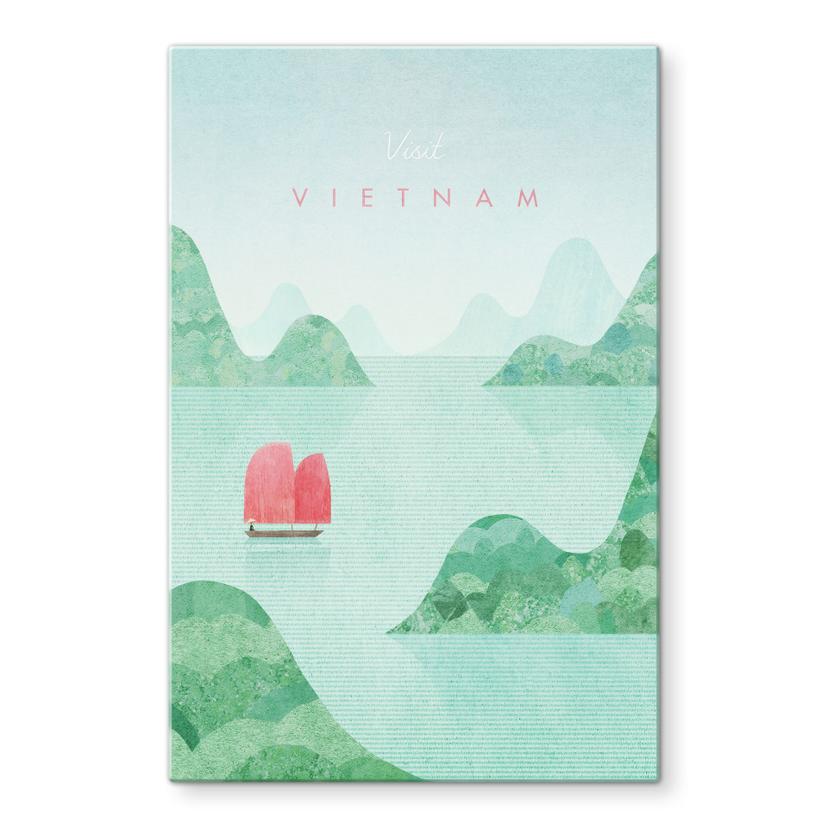 Glasbillede - Halong Bay rejser Vietnam - Rivers