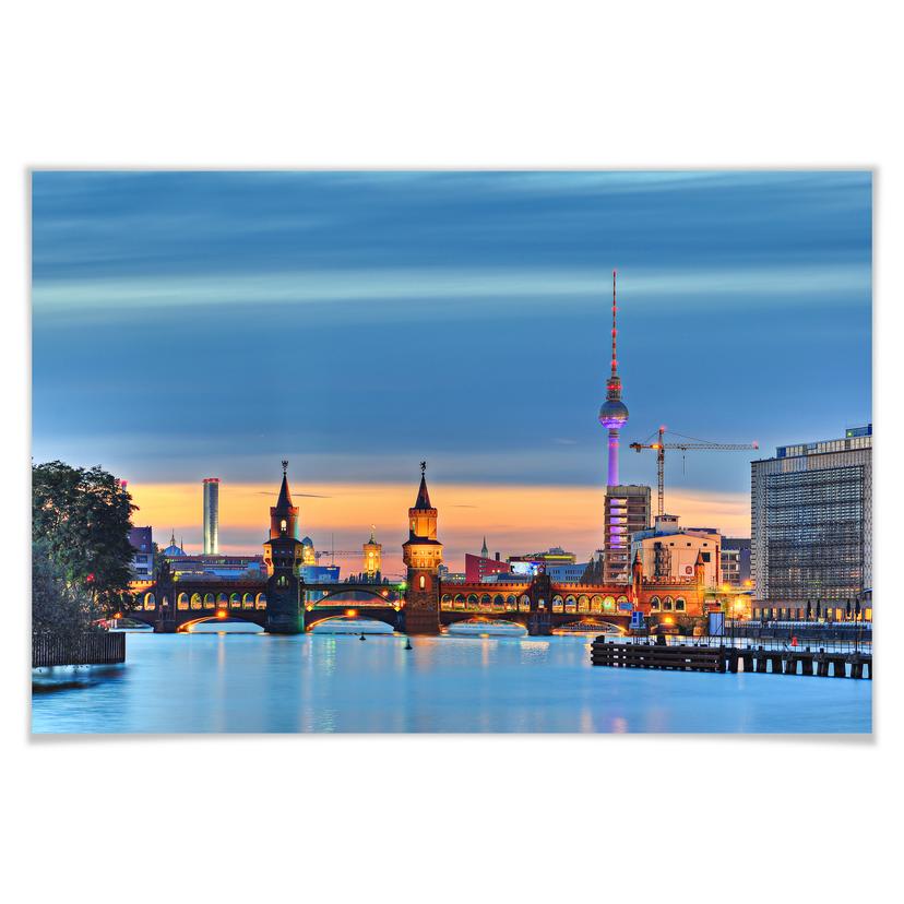 Poster - Oberbaumbrücke Berlin