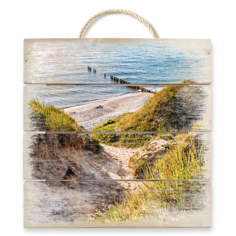 Tableau sur bois - Dunes de Sable