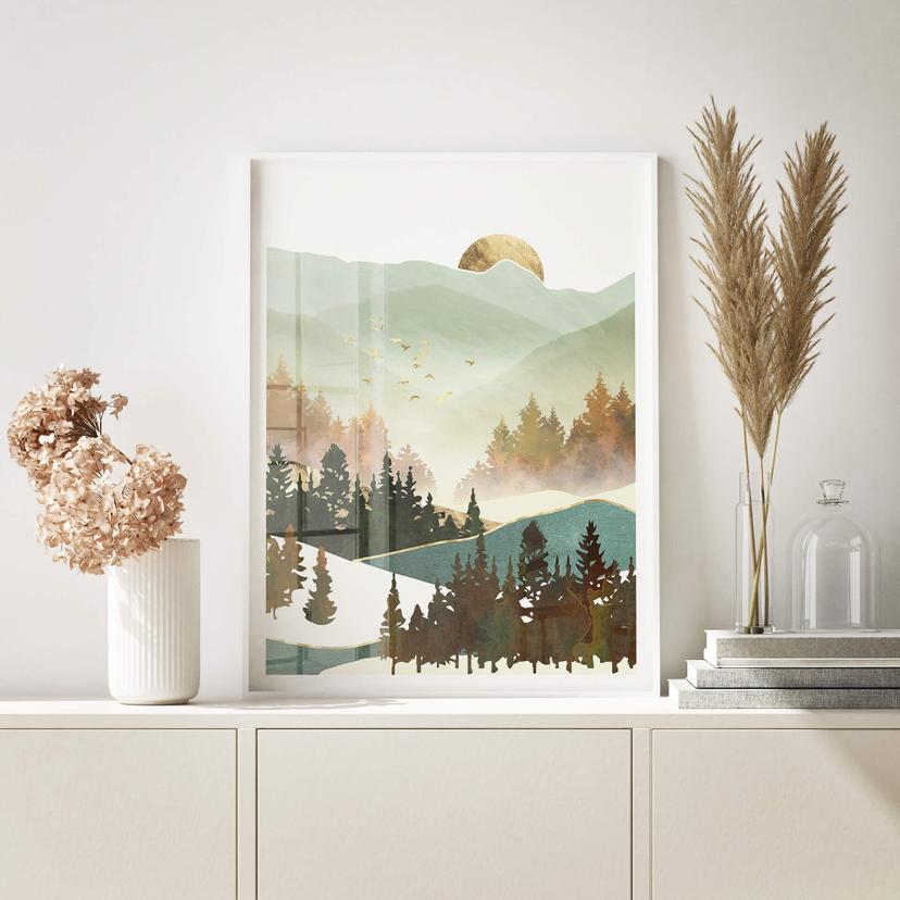 Poster SpaceFrog Designs - Höstmorgon