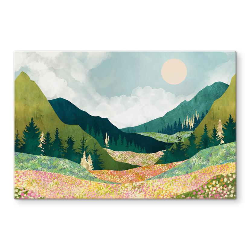 Pannello paraschizzi Prato colorato in primavera - SpaceFrog Designs