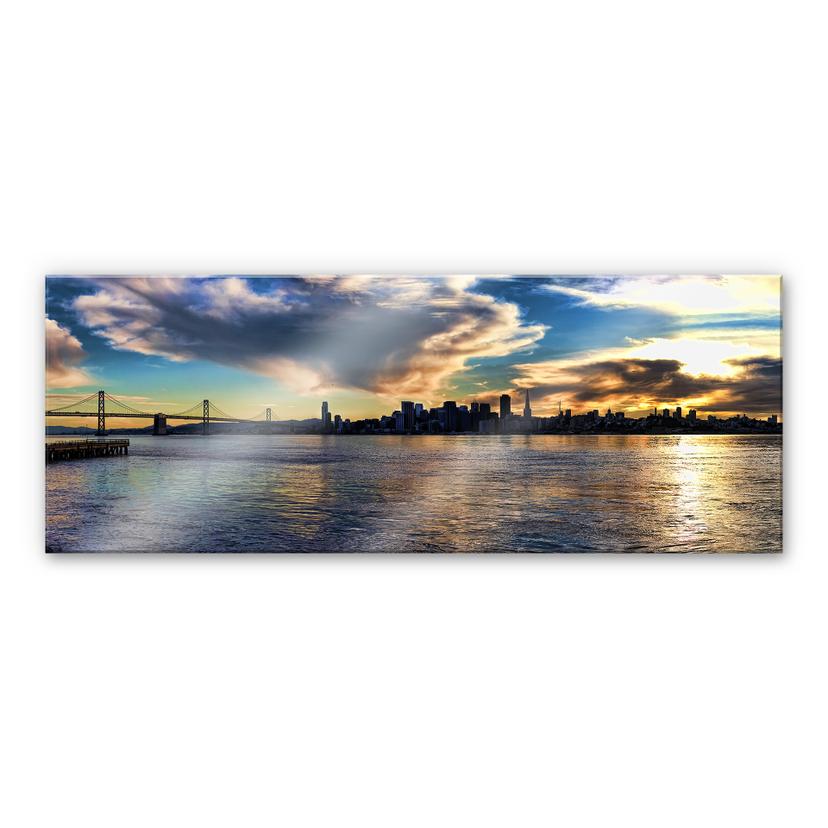 Akrylbillede San Francisco Skyline - Panorama