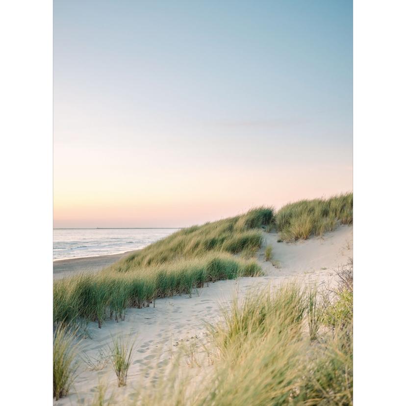Fotobehang Duinen aan de Nederlandse kust - Zwart