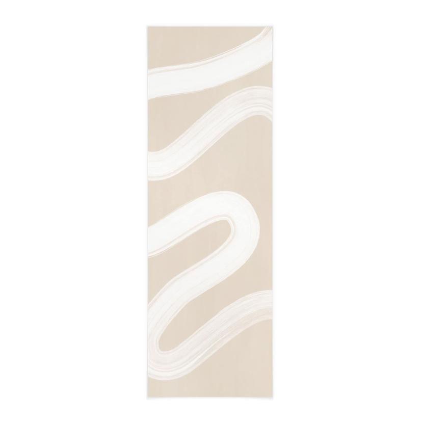 Textil poster One Line Art - Mild ström - Ristova - Panorama