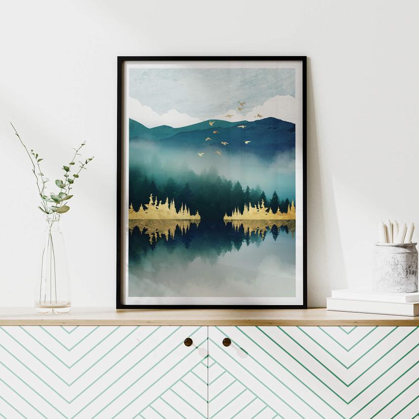 Poster SpaceFrog Designs - Lugn morgon