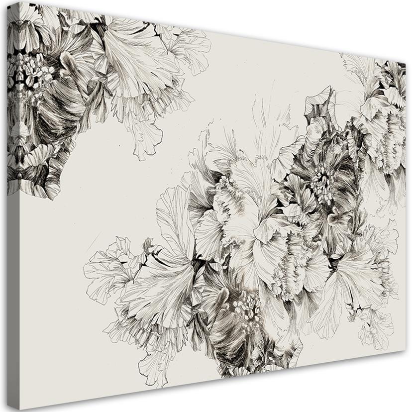 Canvasbillede, Vintage blomstermotiv