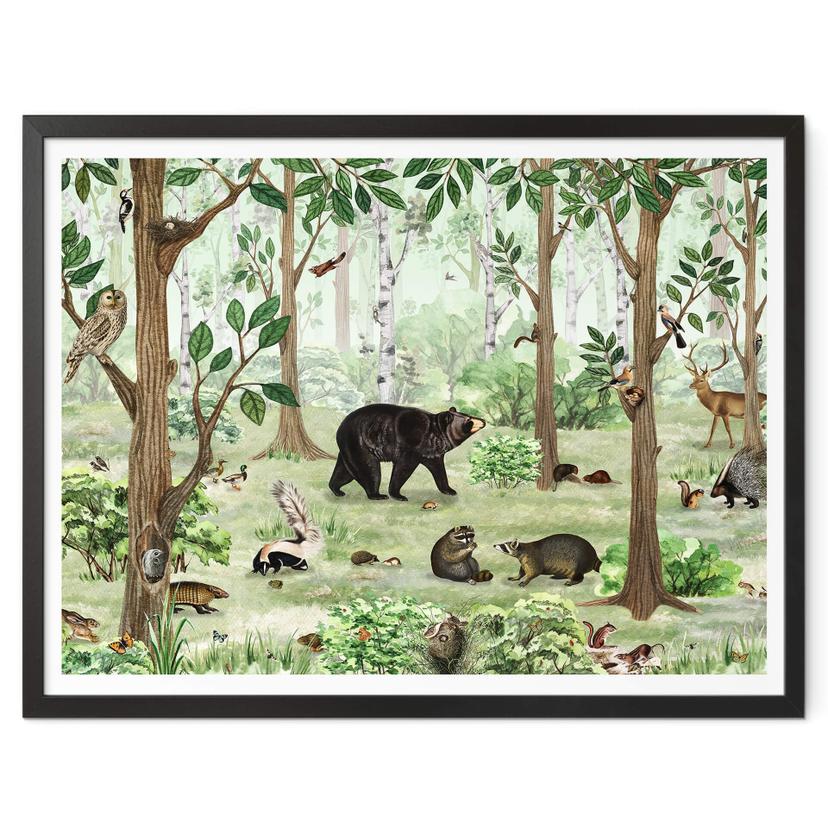 Póster Kikki Belle - Imagen de búsqueda en el bosque