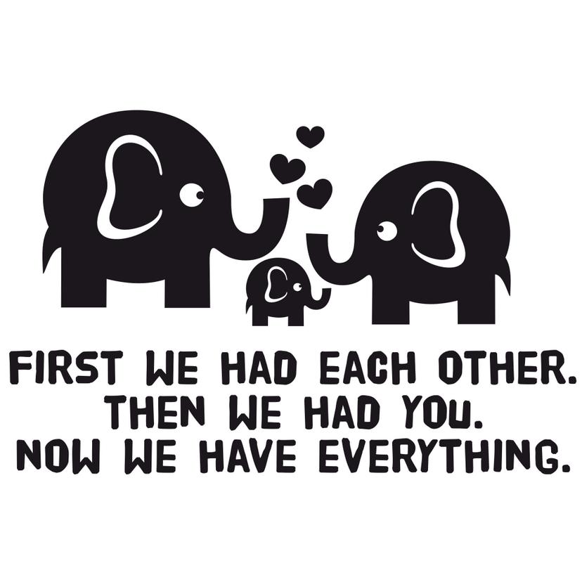 First we had each other...