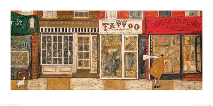 Plakat Sam Toft - On a Street Where You Live kunsttryk, Sam Toft (60 x 30 cm)