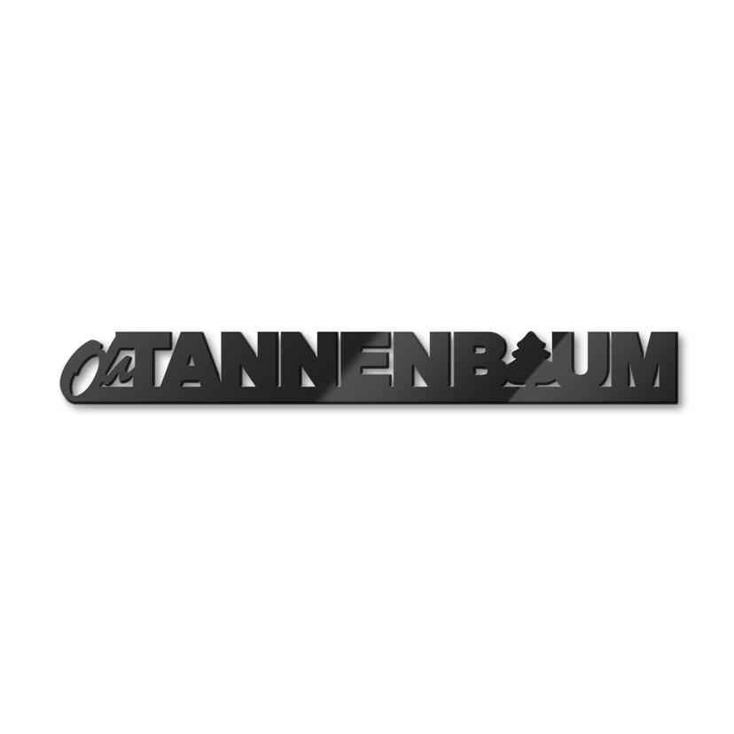 Scritta in acrilico - Oh Tannebaum
