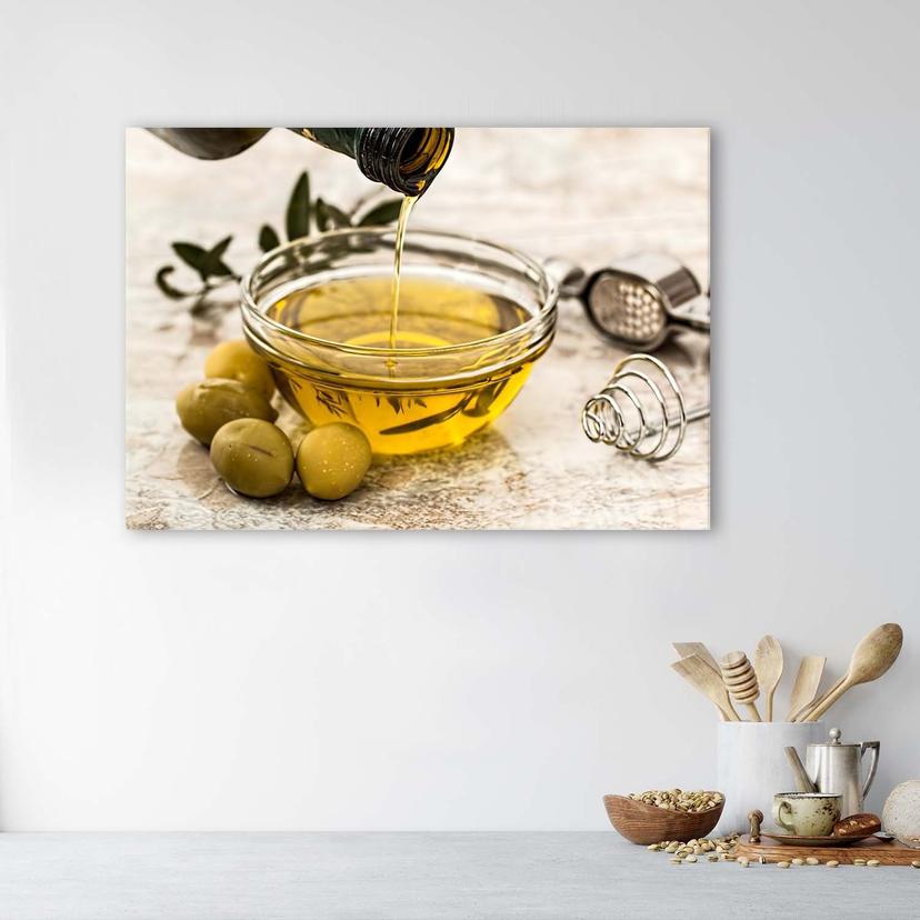 Stampe su tela, Olio d'oliva