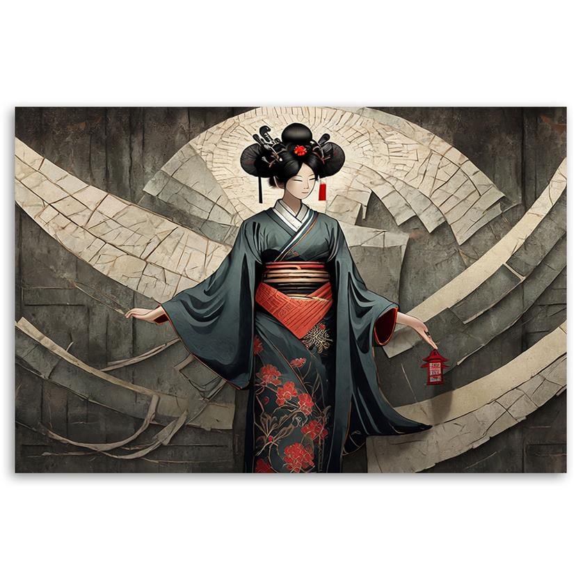 Tableau sur toile, Geisha