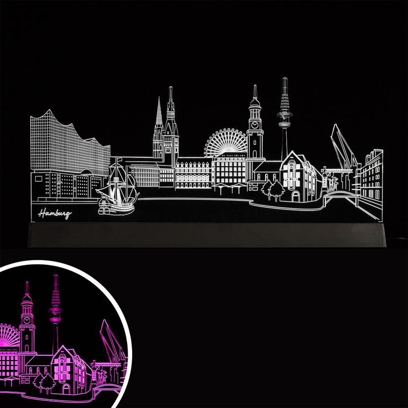 LED Skyline Hamburg