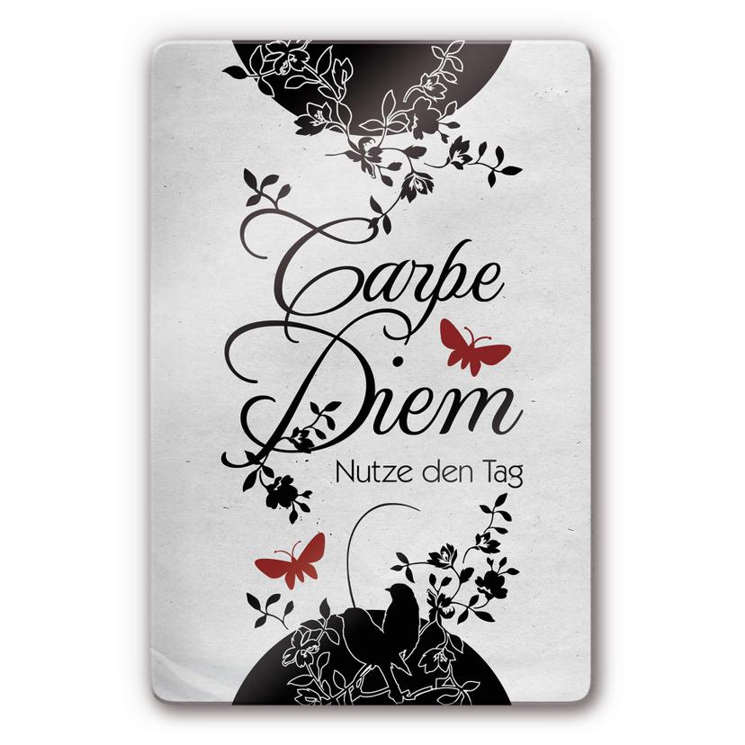 Tableau en verre - Carpe Diem